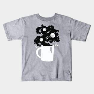 Galaxy Coffee - Black Kids T-Shirt